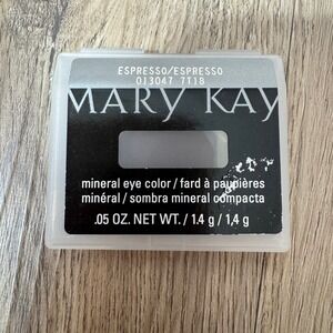 Mary Kay Mineral Eye Color Espresso Matte Brown Single Eyeshadow Pan 0.05oz NEW